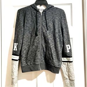 PINK Zip Up Sweatshirt - Size S